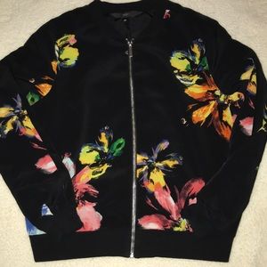 Floral Bomber Jacket